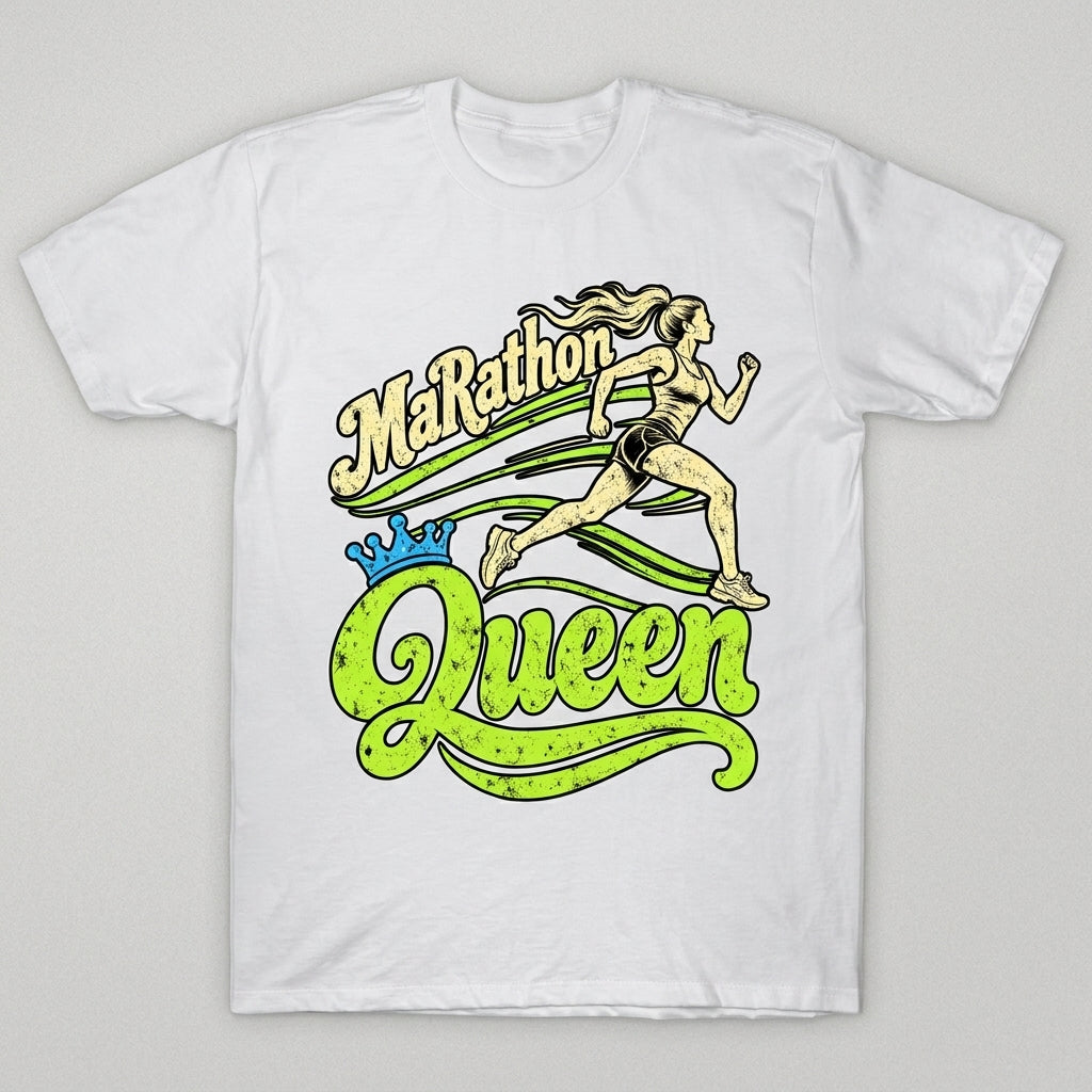 Marathon Queen Apparel Vector Asset